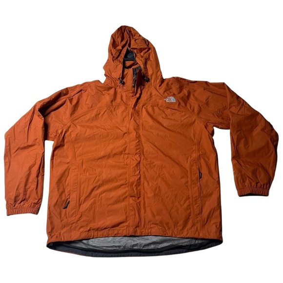 North Face Jacket Full Zip Lined Hyvent Hooded Windbreaker Size XXL - Picture 1 of 10
